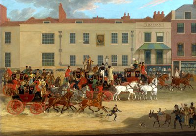 Poste del Nord al Peacock, Islington da James Pollard
